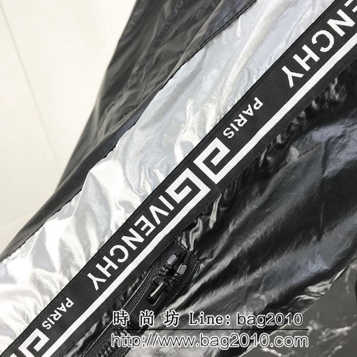GVC紀梵希 獨家發售 原單管道貨 19ss春季新款 電鍍銀設計 男款風衣外套 ydi2492